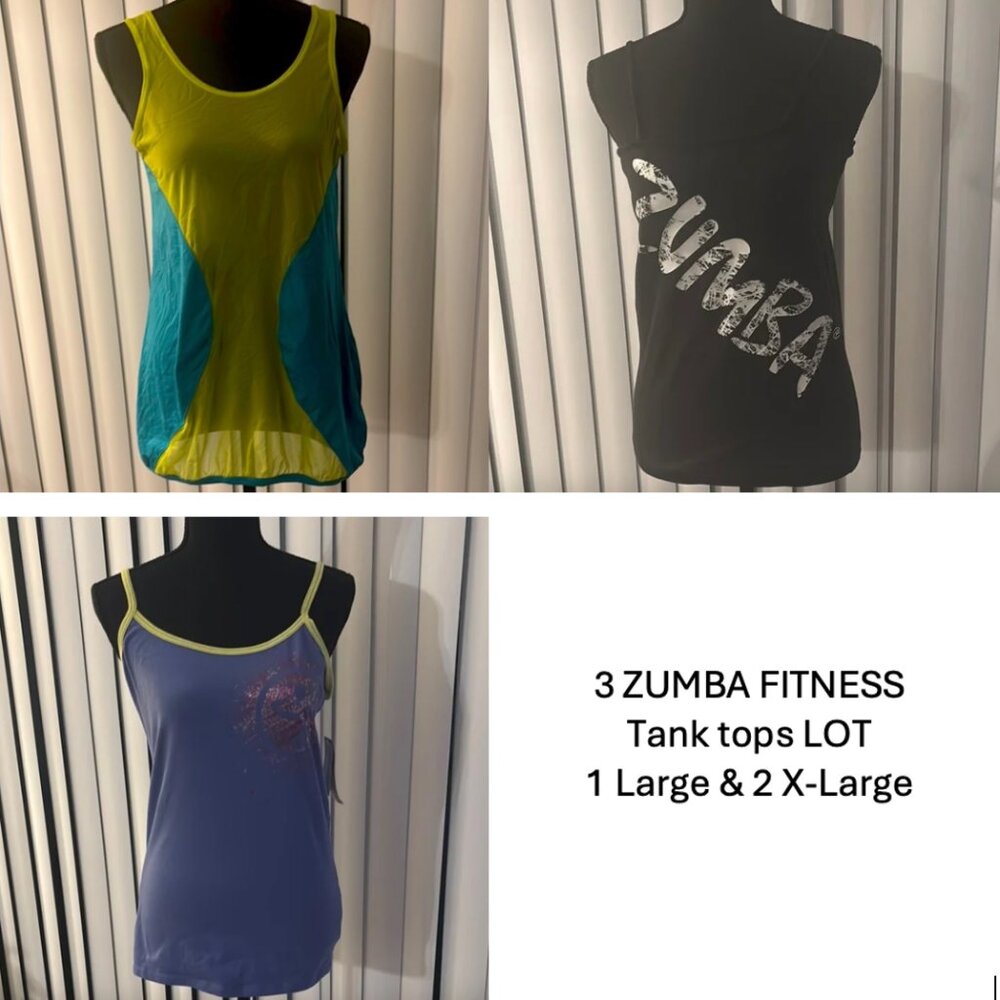 ZUMBA Fitness Tank top (3 LOT)